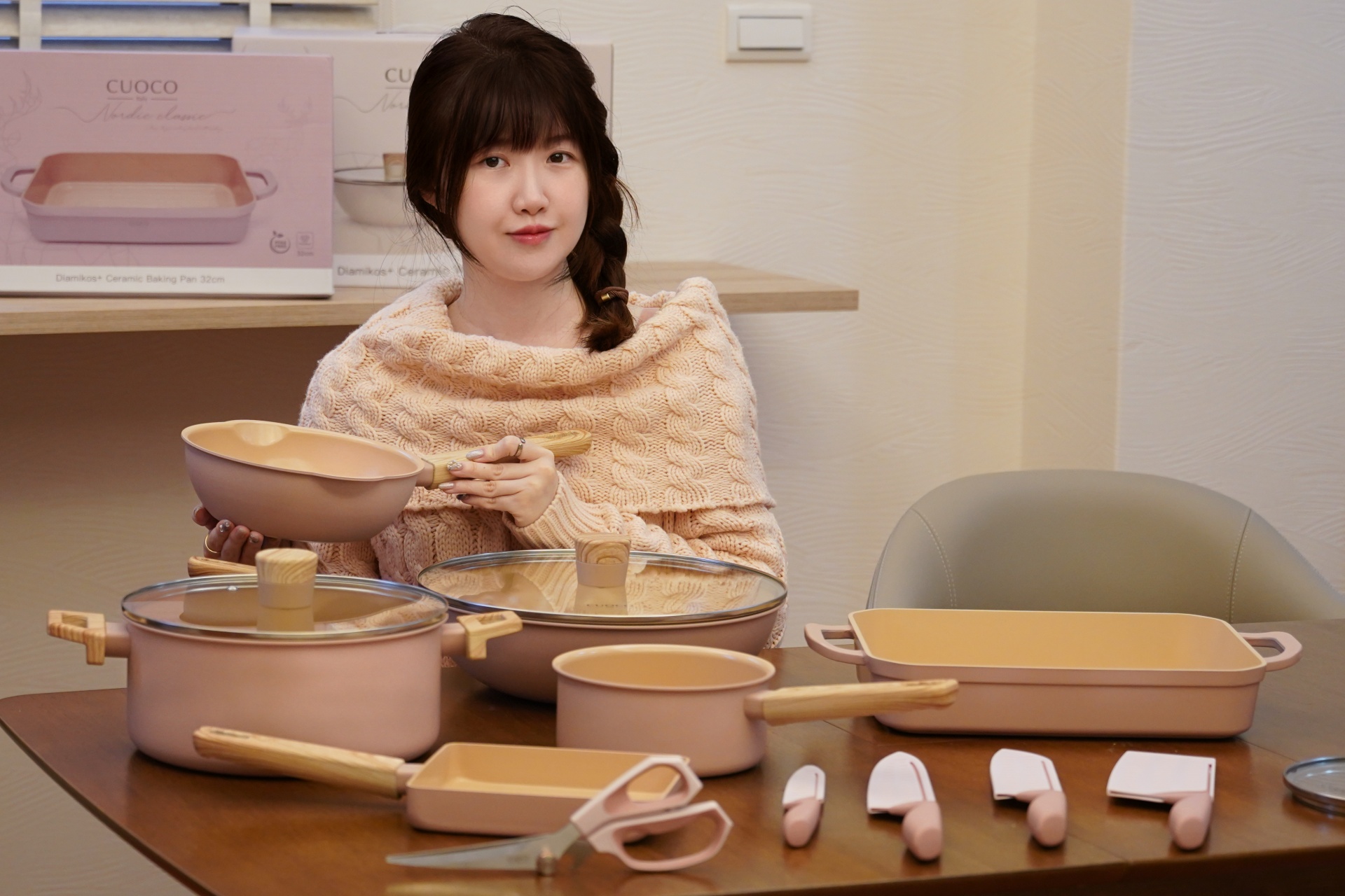 Cuoco 粉紅佳人系列開箱：耐用、安全、無毒、不沾！讓料理變得簡單又有趣